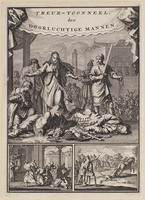 KG 05924
<br/>
Titelblad: Treur-toonneel der doorluchtige mannen
<br/>
<em>Luyken, Jan (1649-1712)</em>